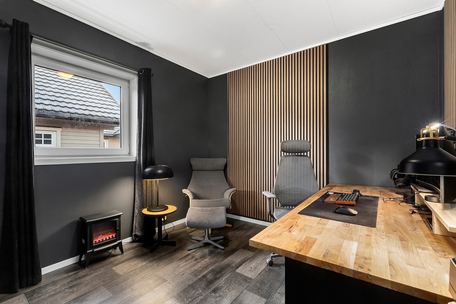 Soverom 3 er i dag brukt til kontor. Galleribilde