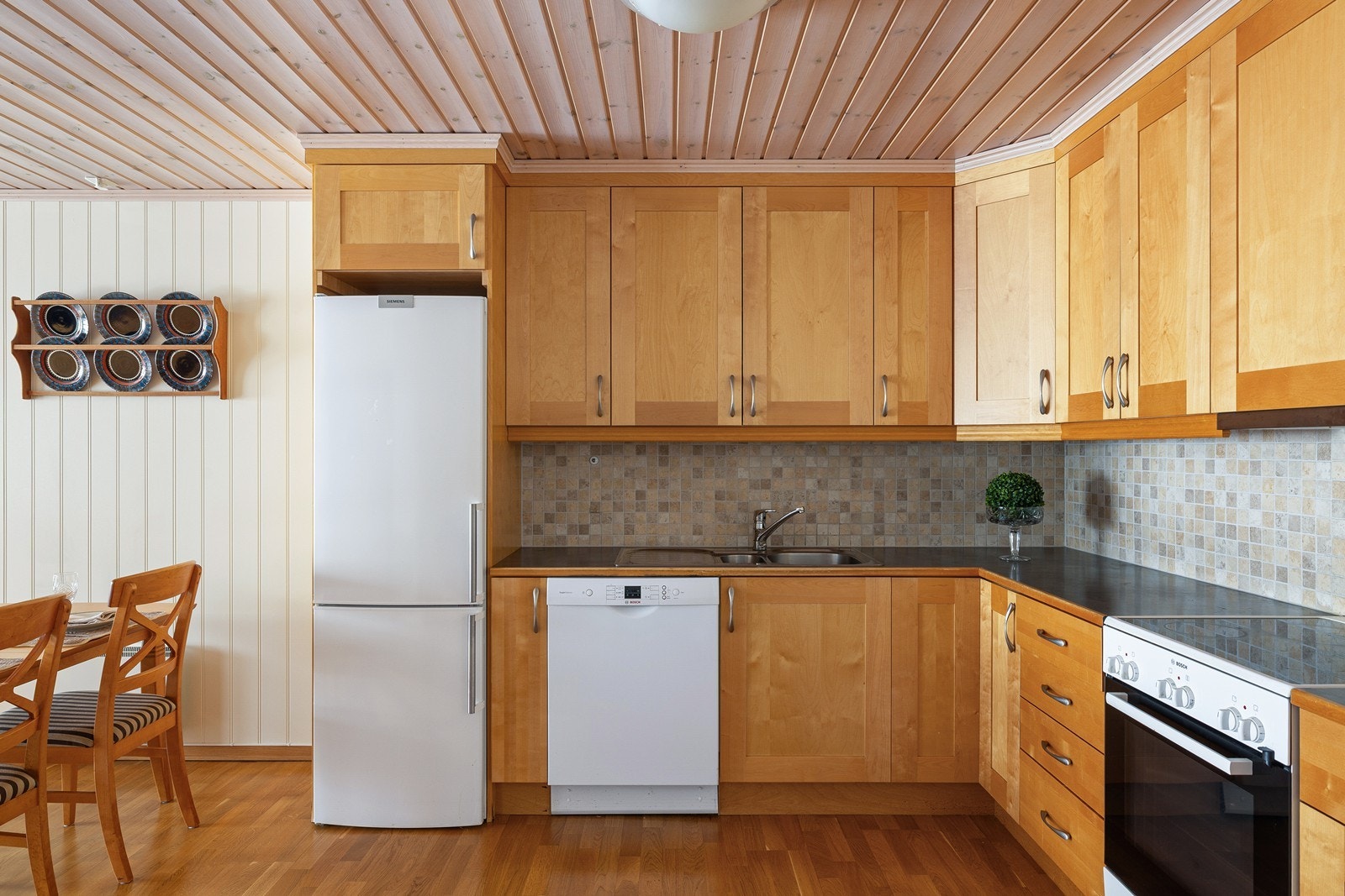 Det er opplegg for oppvaskmaskin. Galleribilde