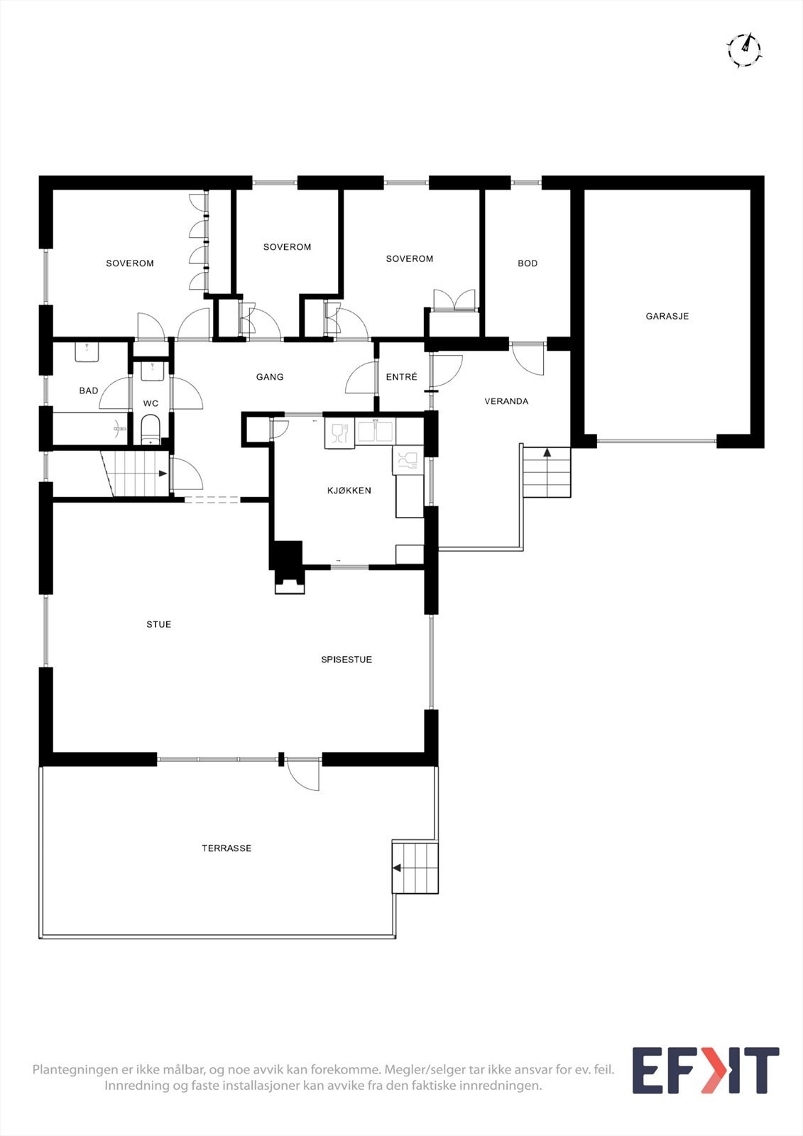 Plantegning hovedplan Galleribilde
