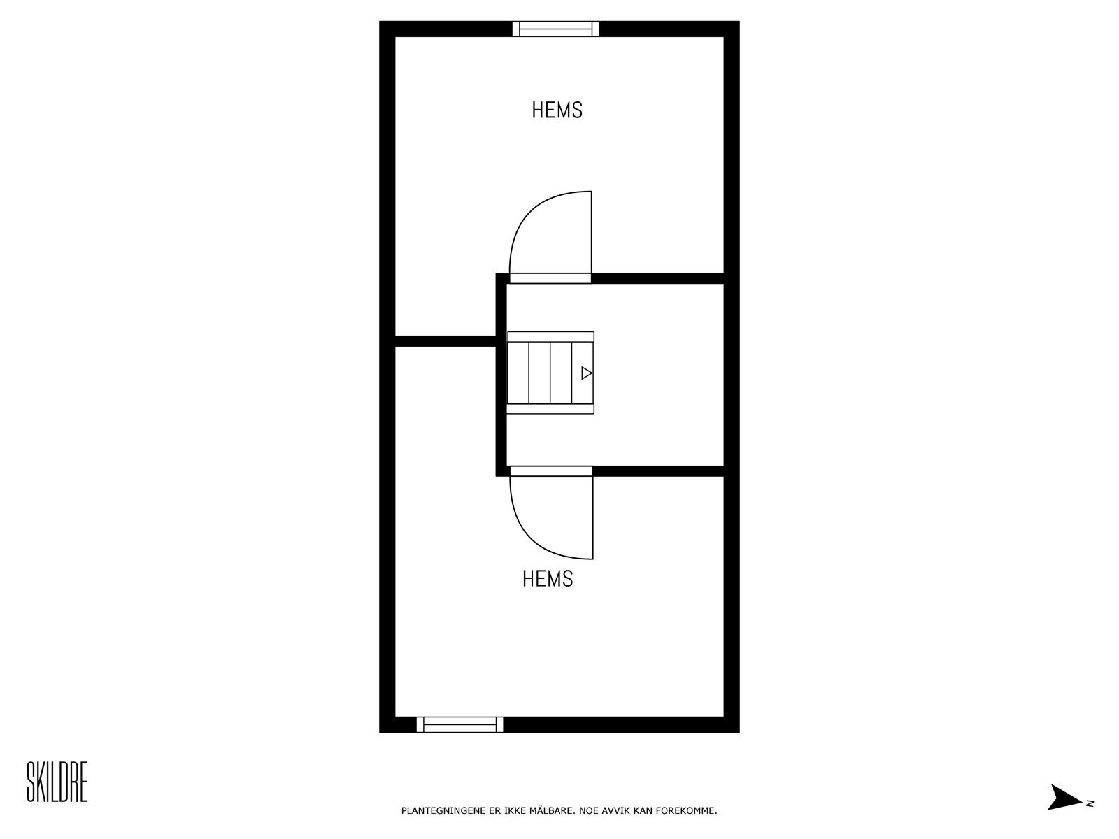 Plantegning hemsetasje Galleribilde