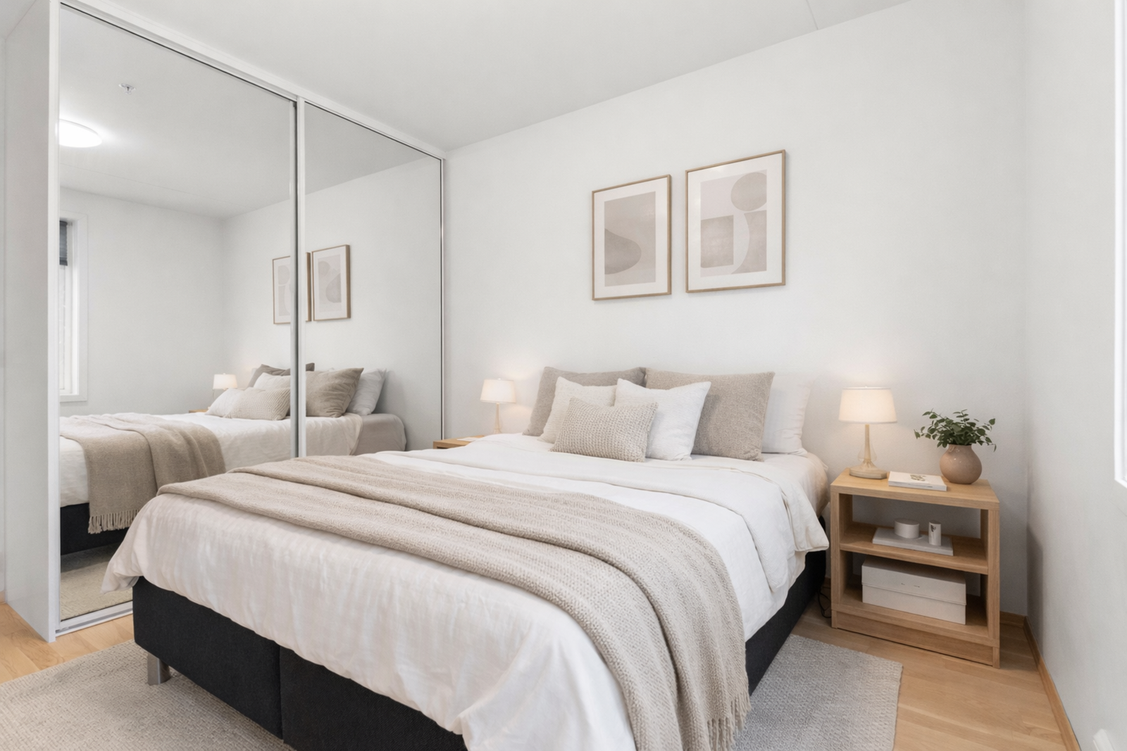 Bildet er digitalt møblert og ment som en illustrasjon. Faktisk innredning, farger og tilstand kan avvike fra det som fremkommer på bildet. Galleribilde