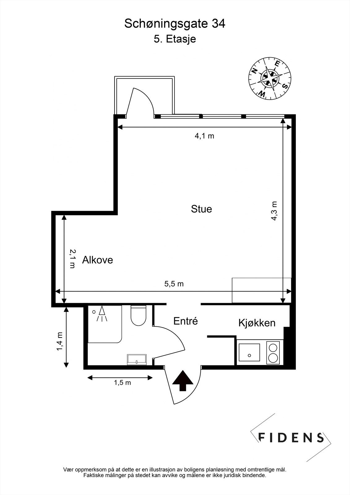 Plantegning Galleribilde
