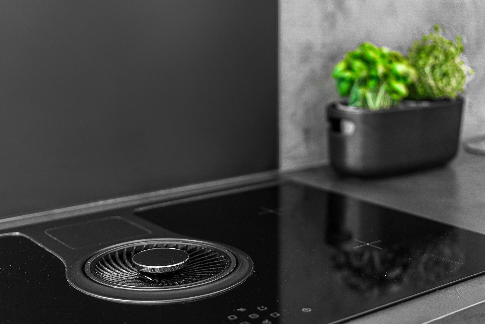 Platetoppen har integrert ventilator Galleribilde