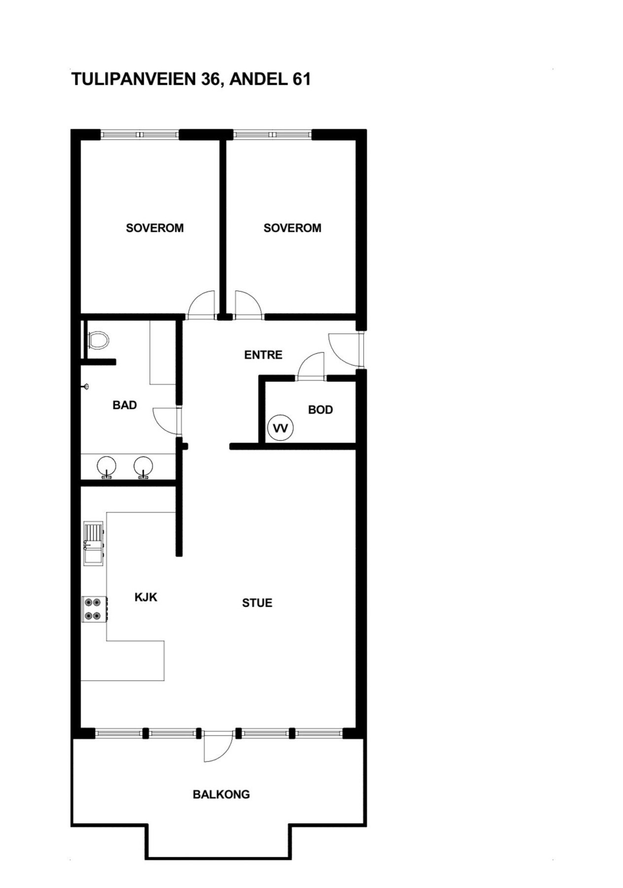 Planskisse. Galleribilde