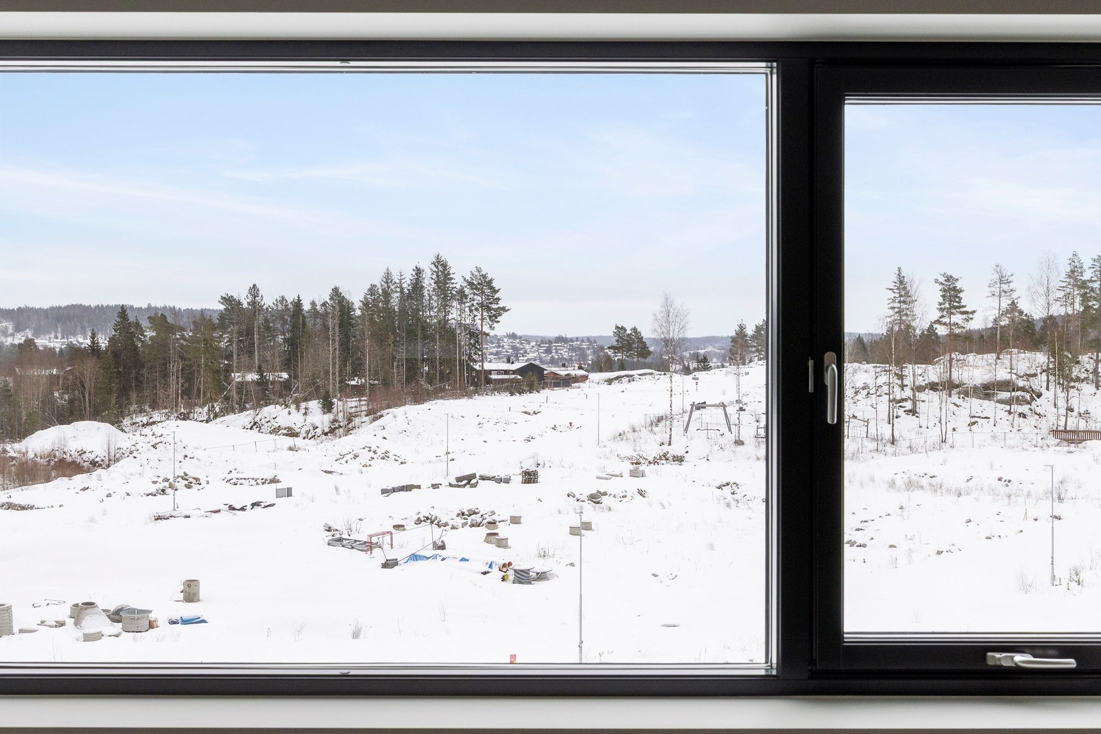 Utsynet fra soverommet. Galleribilde