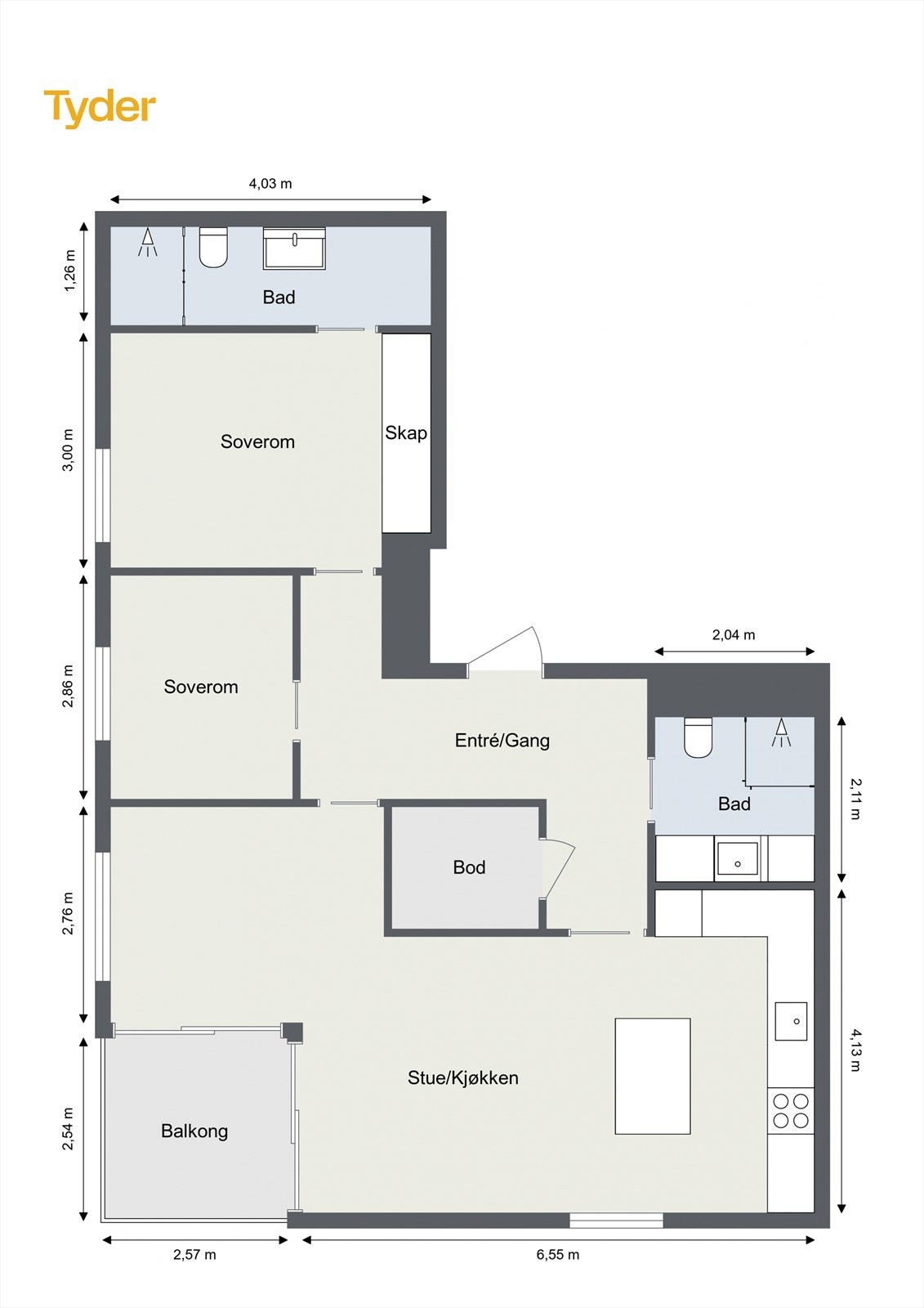 Plantegning Galleribilde