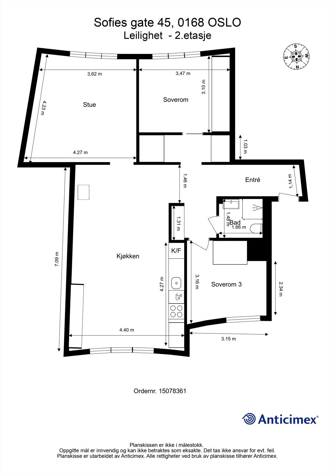 Plantegning 2. etasje. Galleribilde