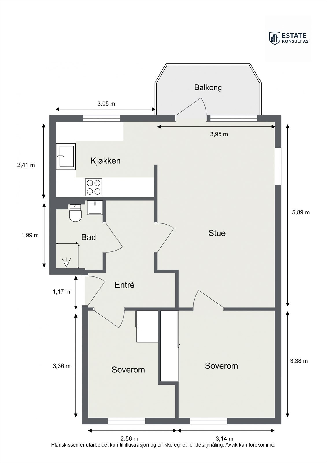 Plantegning Galleribilde