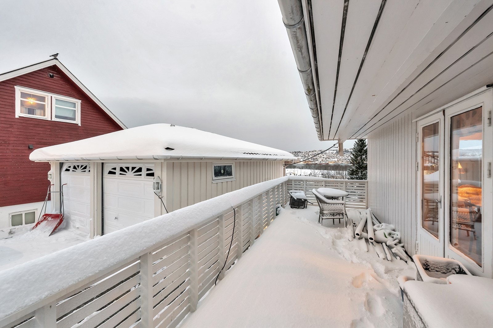 Flott balkong, perfekt for varme sommerdager! Galleribilde