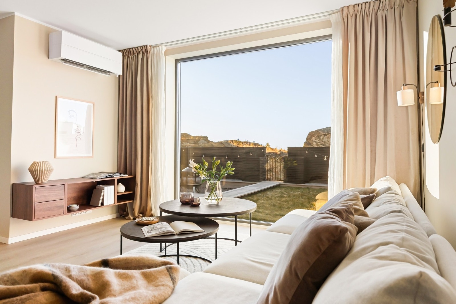 Boligen har balansert ventilasjon og varmepumpe Galleribilde