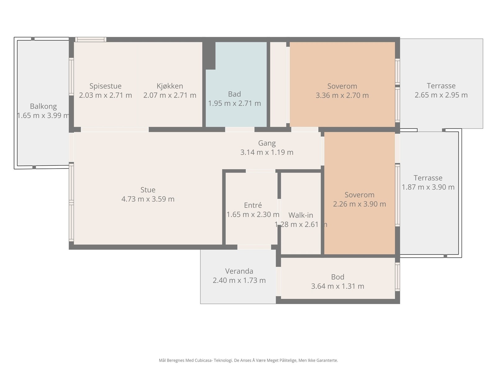 Plantegning første etasje Galleribilde