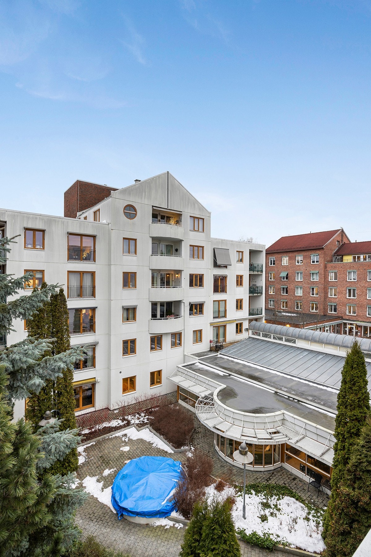 Boligen sett fra takterrassen Galleribilde