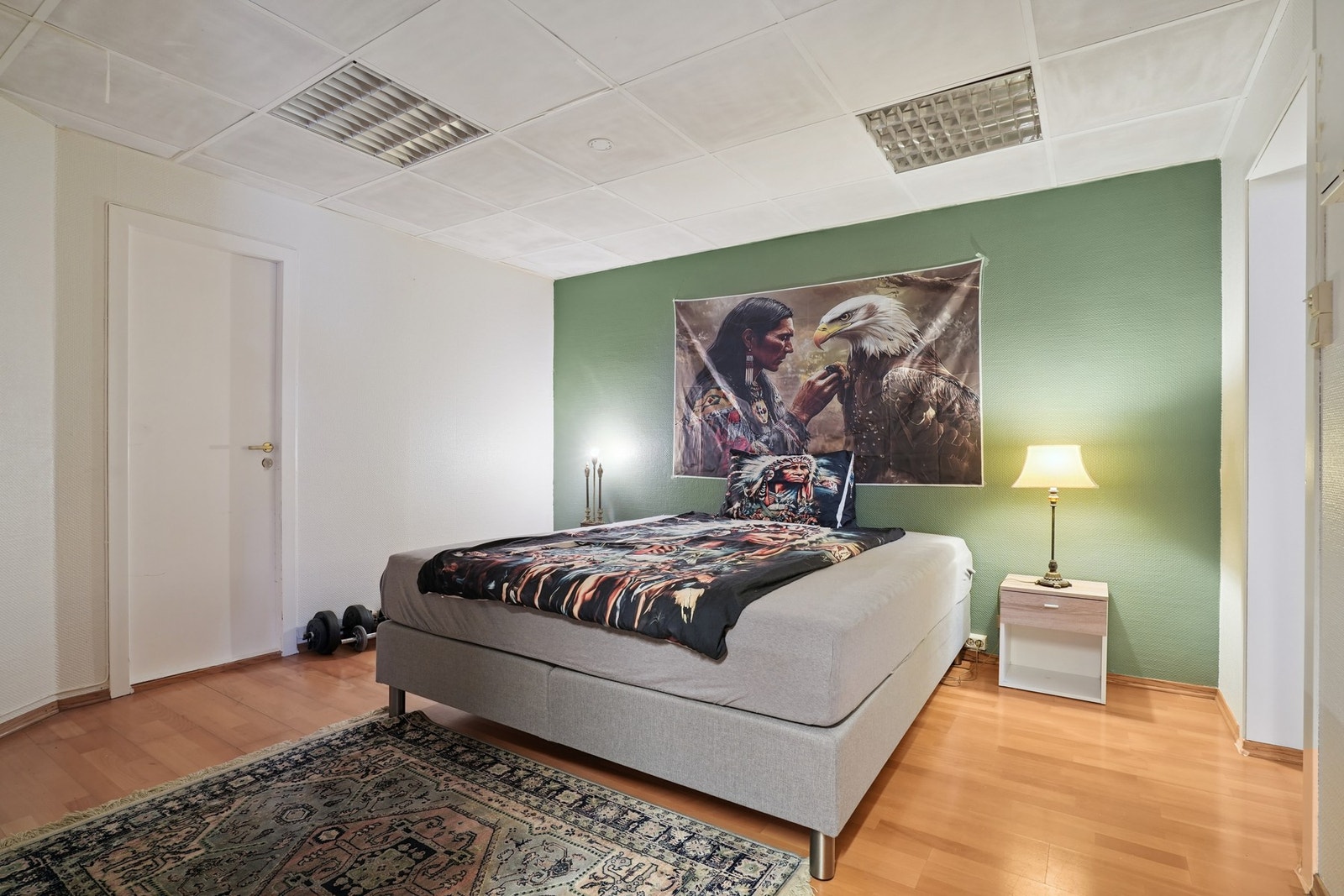 Rom som i dag er benyttet til soverom. (Ikke godkjent for varig opphold). Galleribilde