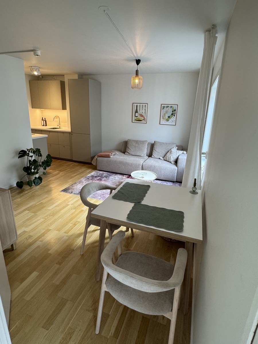 Open løsning for kjøkken og stue Galleribilde