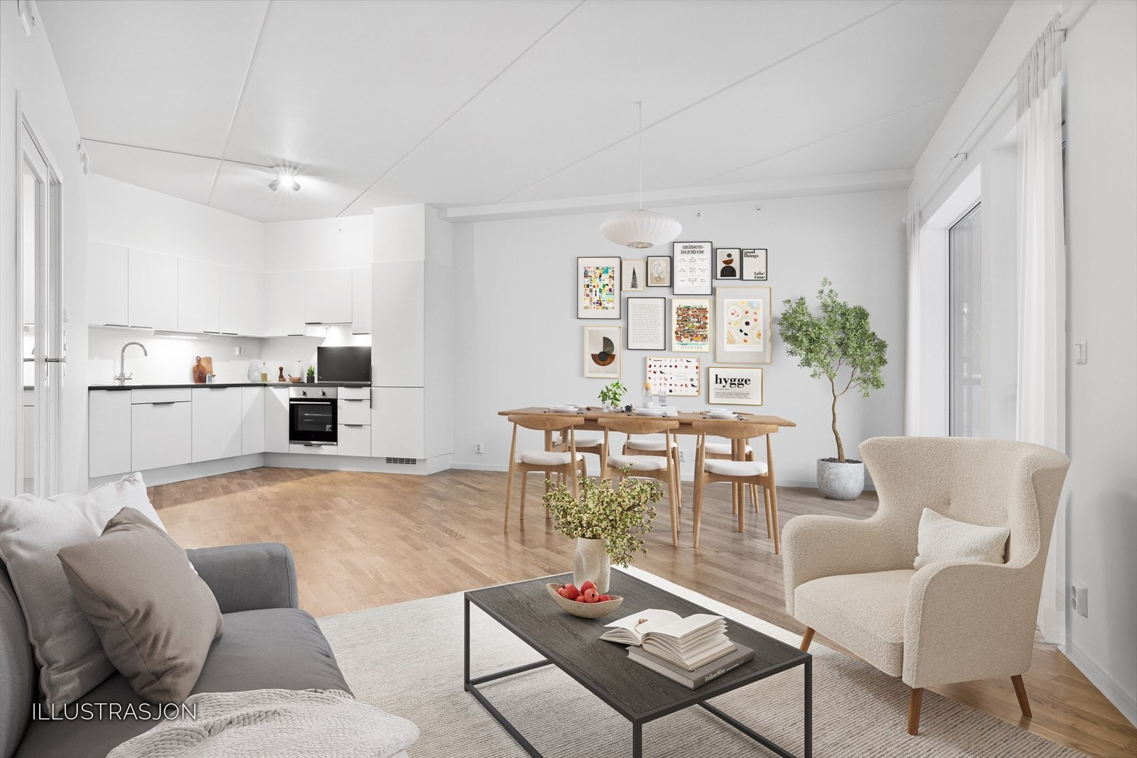 ILLUSTRASJON Galleribilde