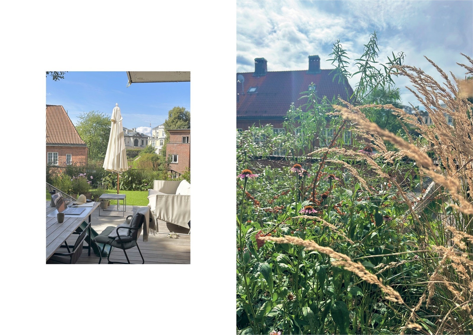 Utomhusarealet utgjør en herlig forlengelse av de sosiale rommene. Galleribilde