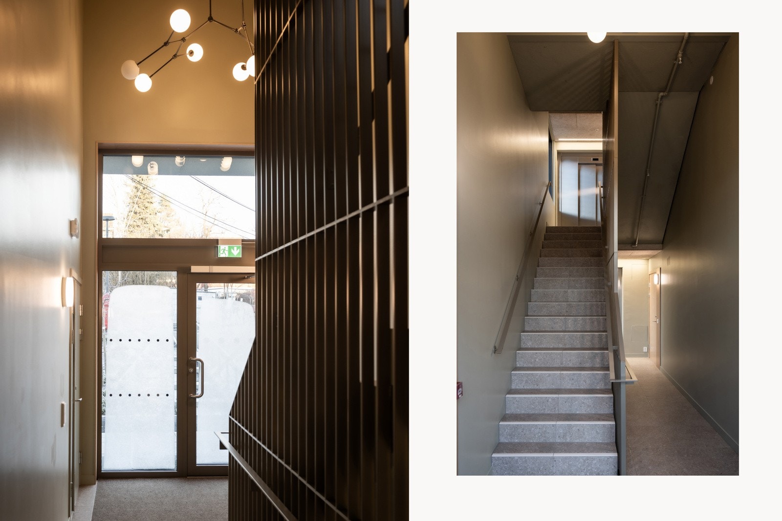 Inngangspartiet er lekkert utformet Galleribilde