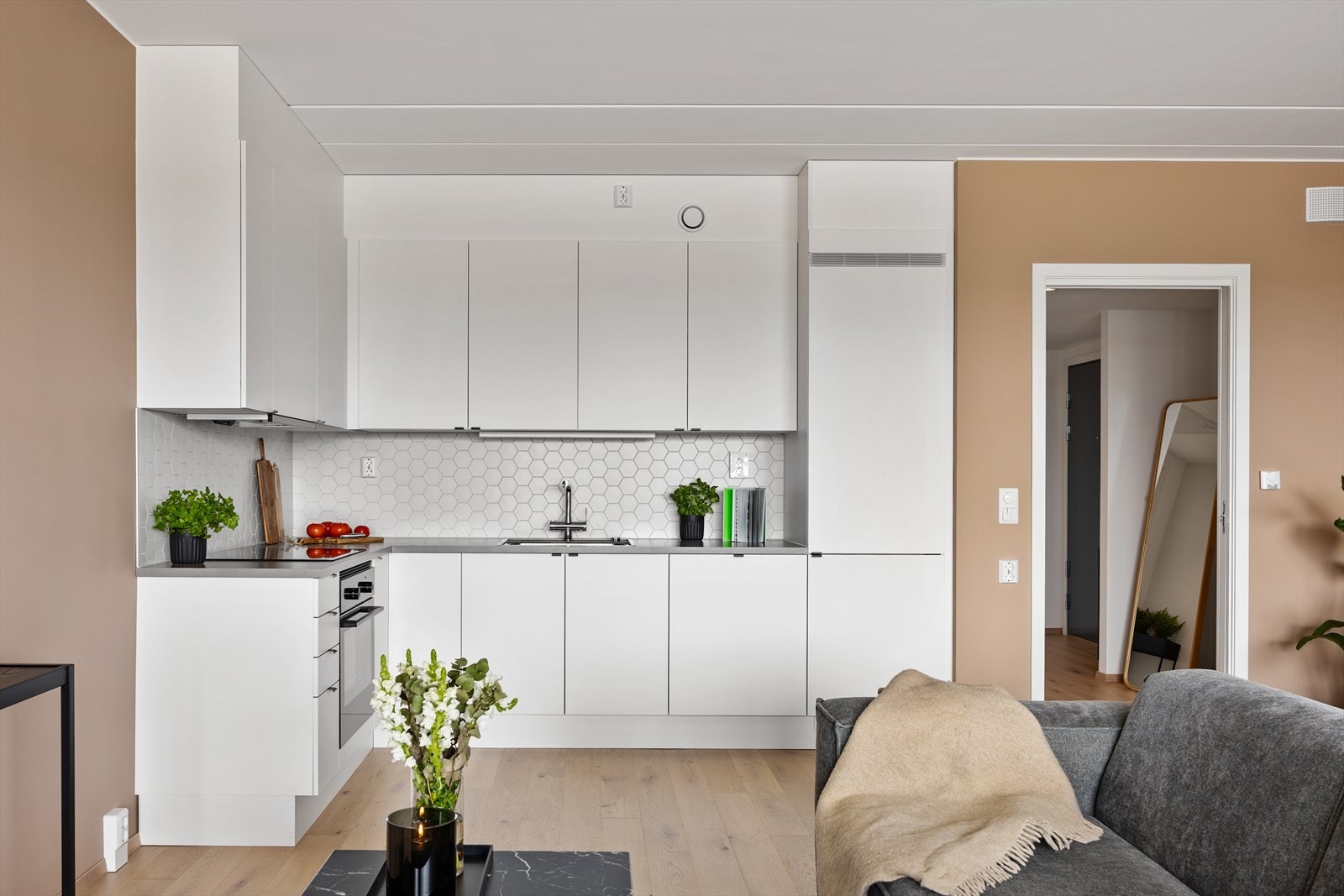 Leiligheten holder en gjennomgående god standard med kun TG1. Galleribilde