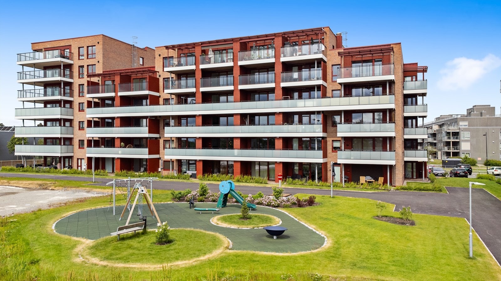 Borettslaget har fine fellesområder. Galleribilde