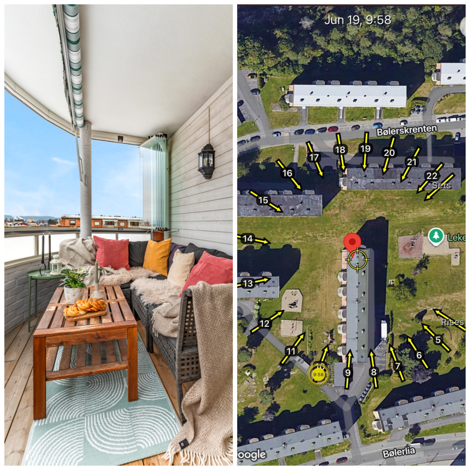 Mange soltimer fra cirka kl. 13:00-solnedgang på sommertid. Galleribilde