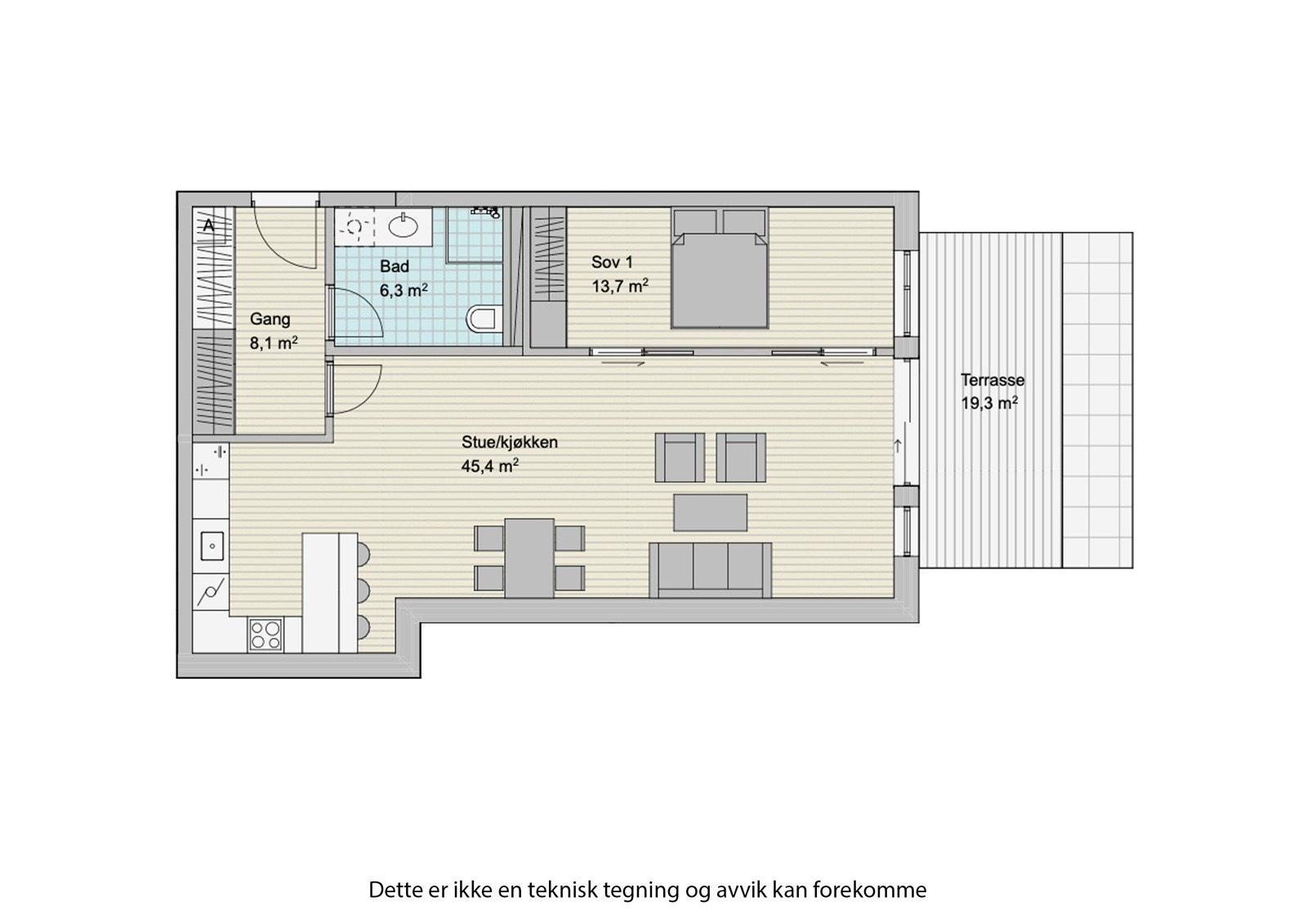 Plantegning Galleribilde