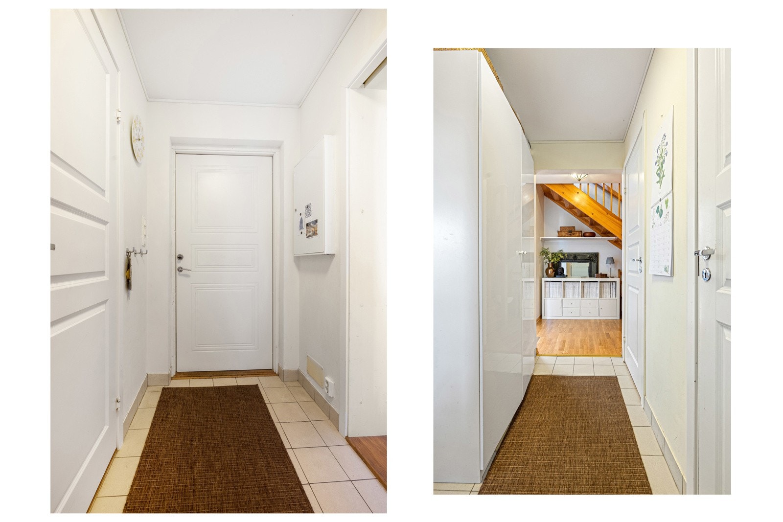 Fra entréen er det inngang til både vaskerom og toalettrom Galleribilde