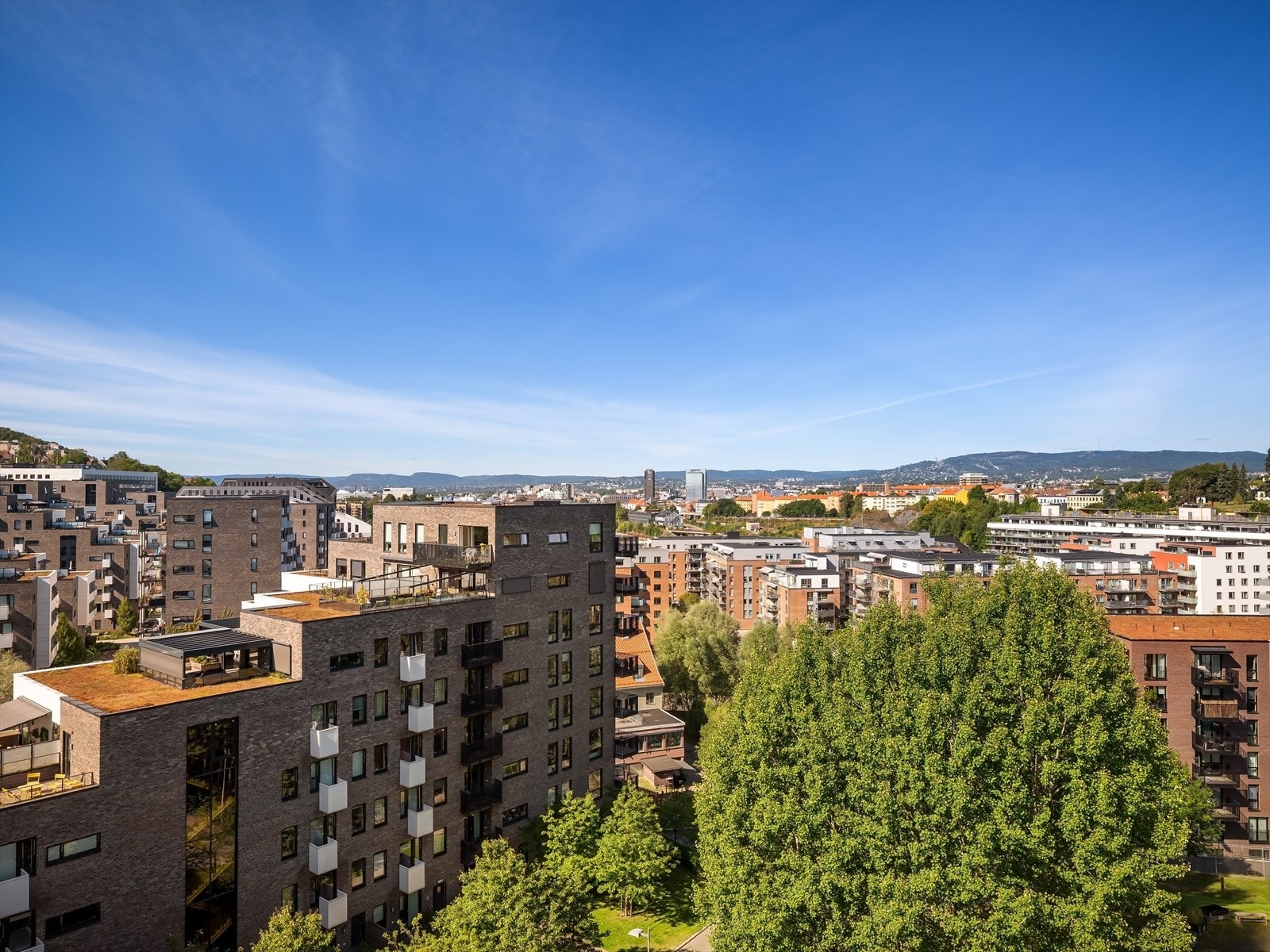 Her kan man nyte utsikten på lange sommerkvelder. Galleribilde
