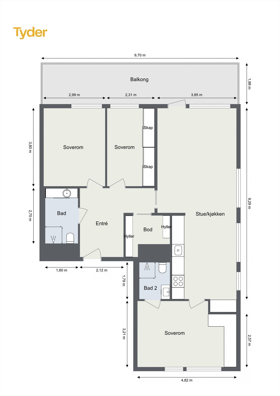 Plantegning Galleribilde