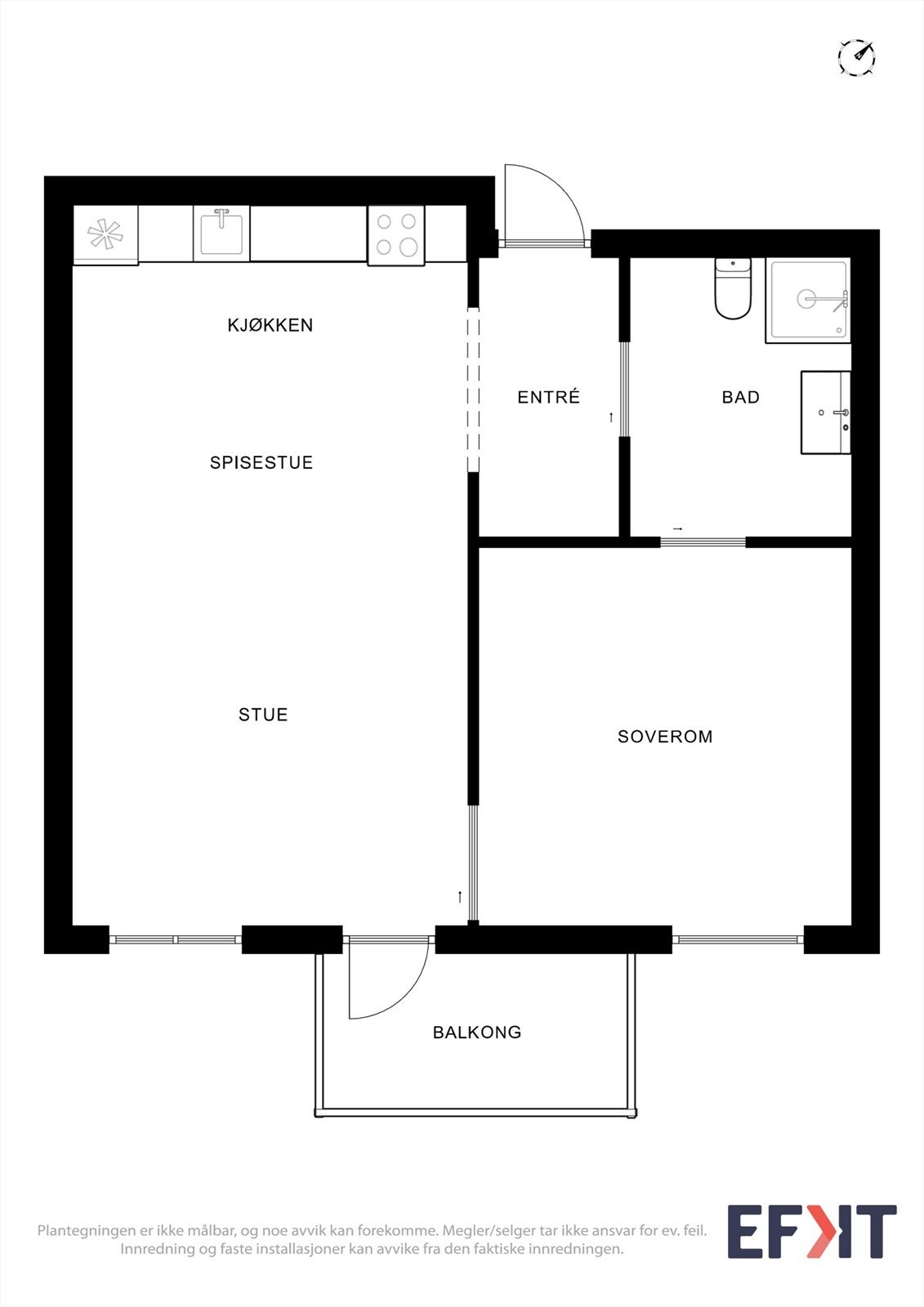 Plantegning Galleribilde