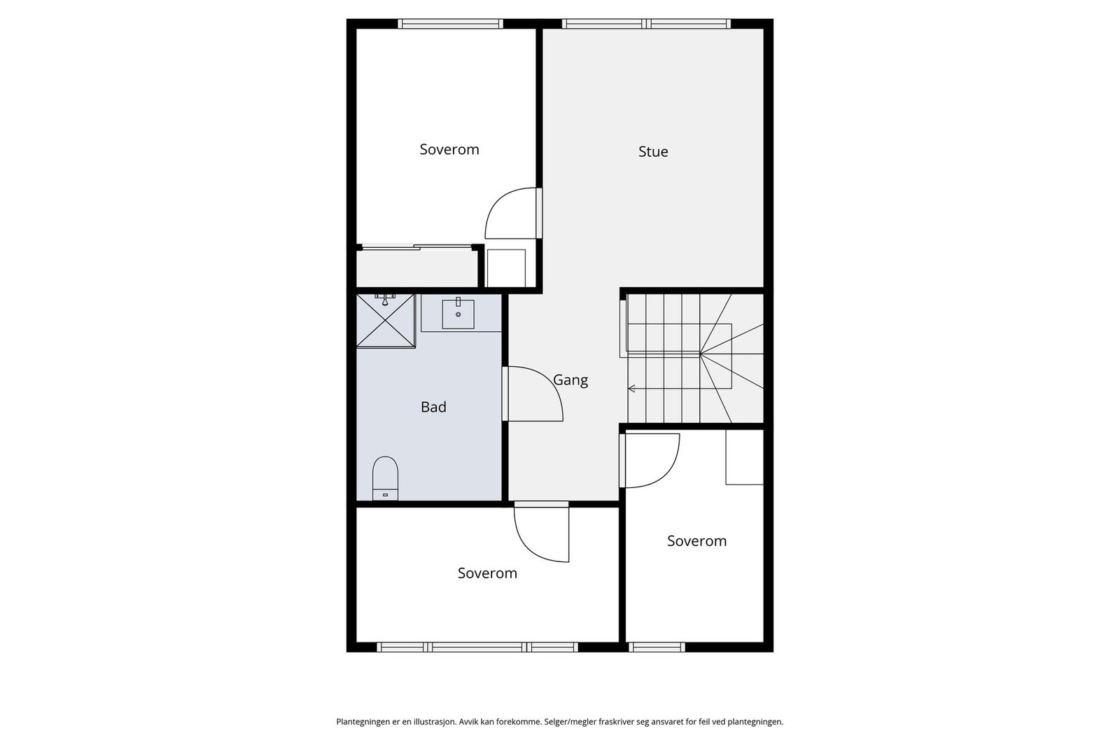 Plantegning - 2. etasje Galleribilde