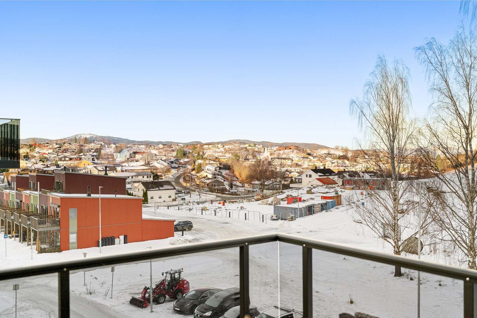 Nydelig utsikt mot Gråkallen fra balkongen. Galleribilde