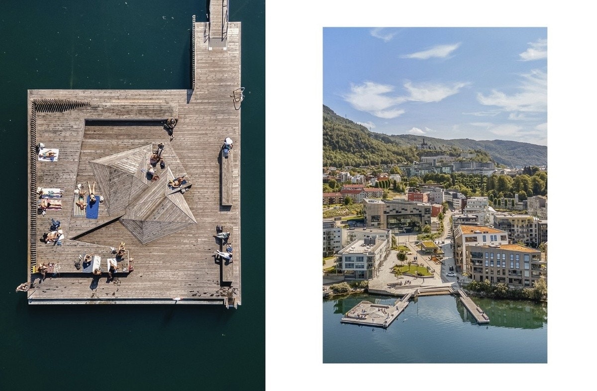 Bade mulighet i området Galleribilde