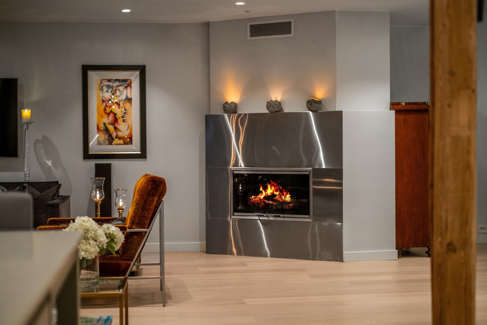 Herlig peis som varmer godt på kalde høst- og vinterdager. Galleribilde