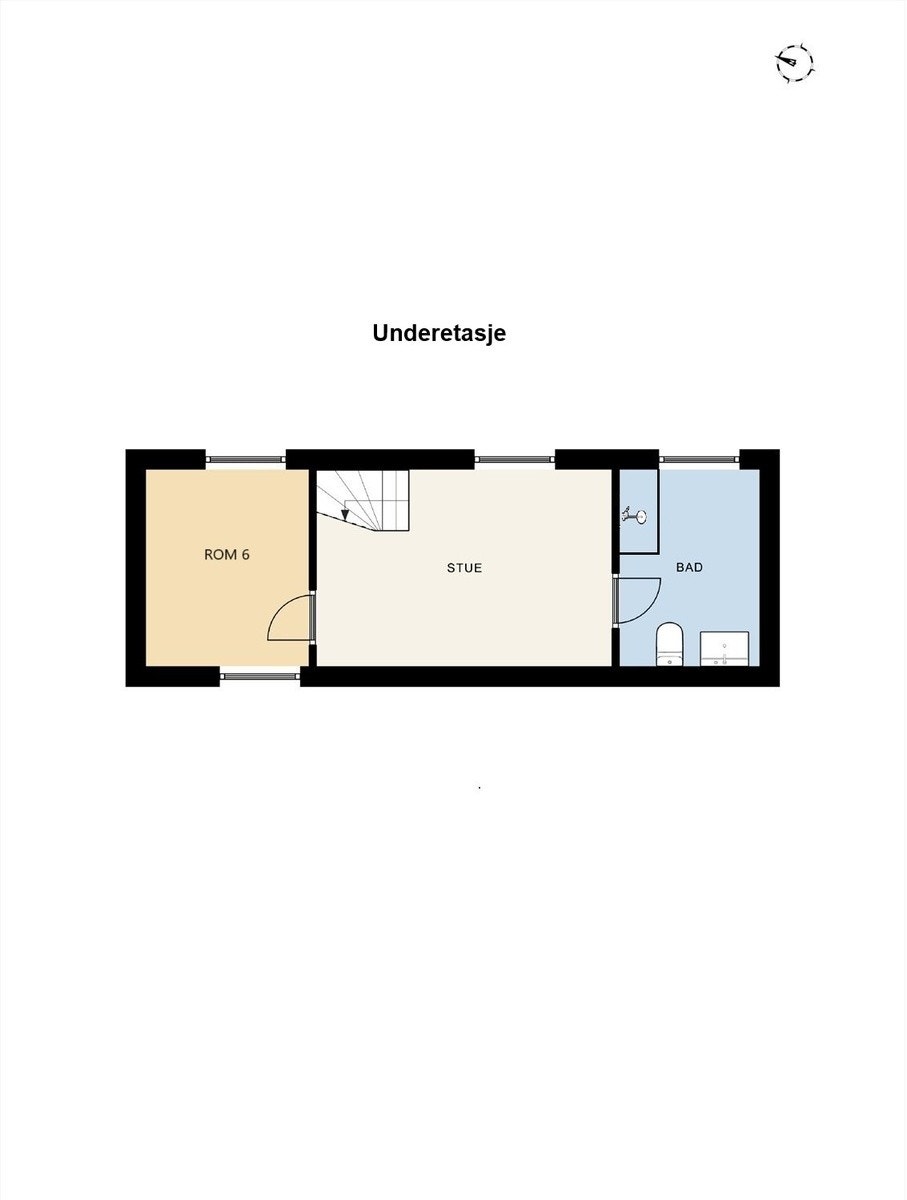 Plantegning underetasje Galleribilde