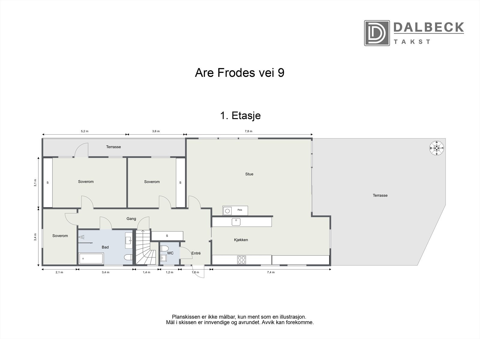 Plantegning - 1. Etasje. Galleribilde