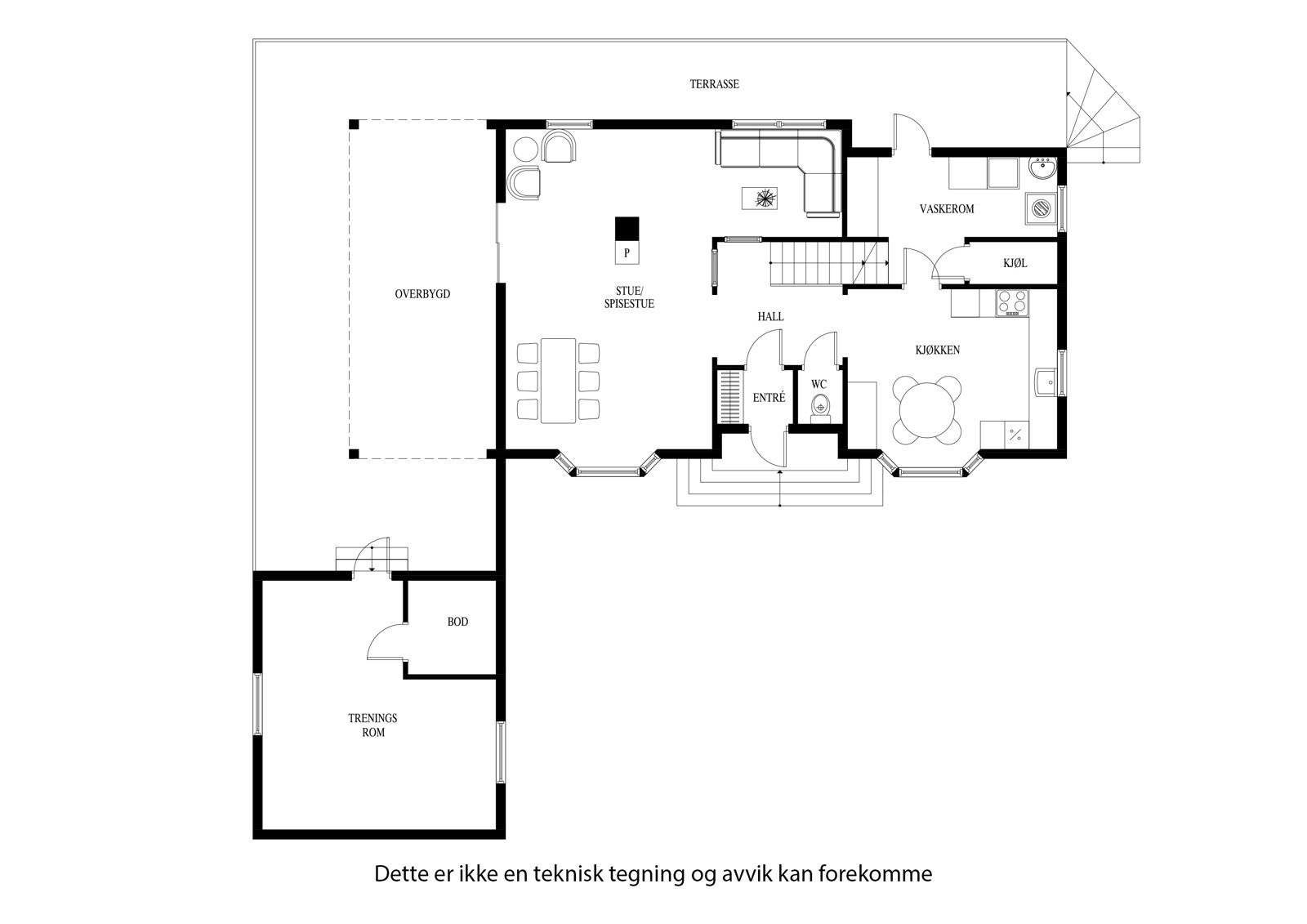 Plantegning - 1. etasje Galleribilde