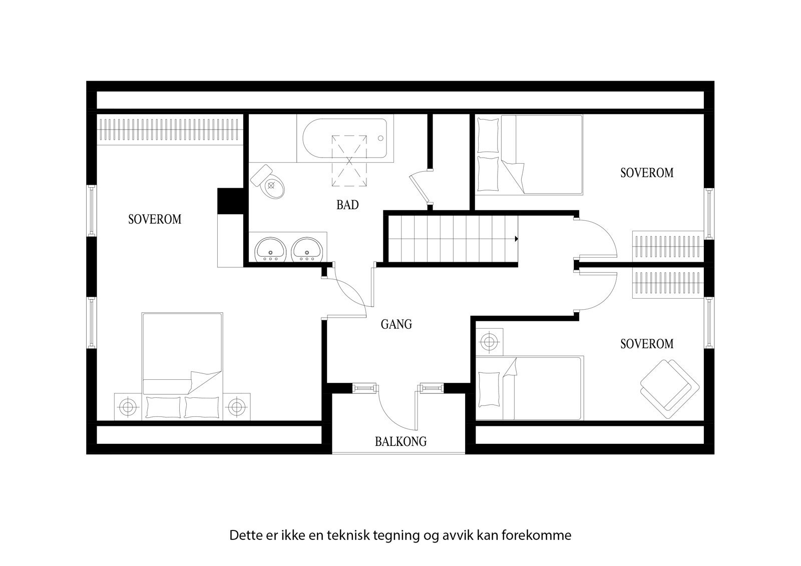 Plantegning - 2. etasje Galleribilde