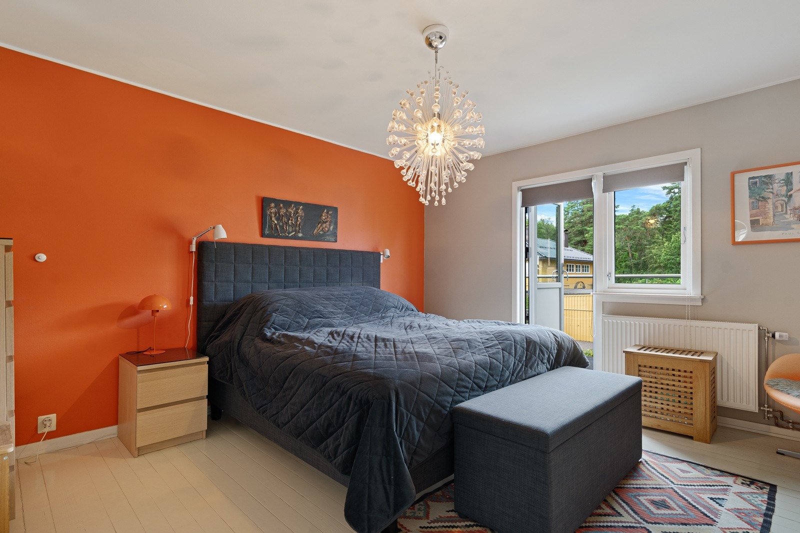 Soverom 4 m/utg til balkong Galleribilde