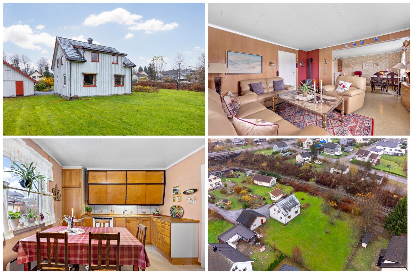 Her er det god plass til lek og morro i stor hage! Galleribilde