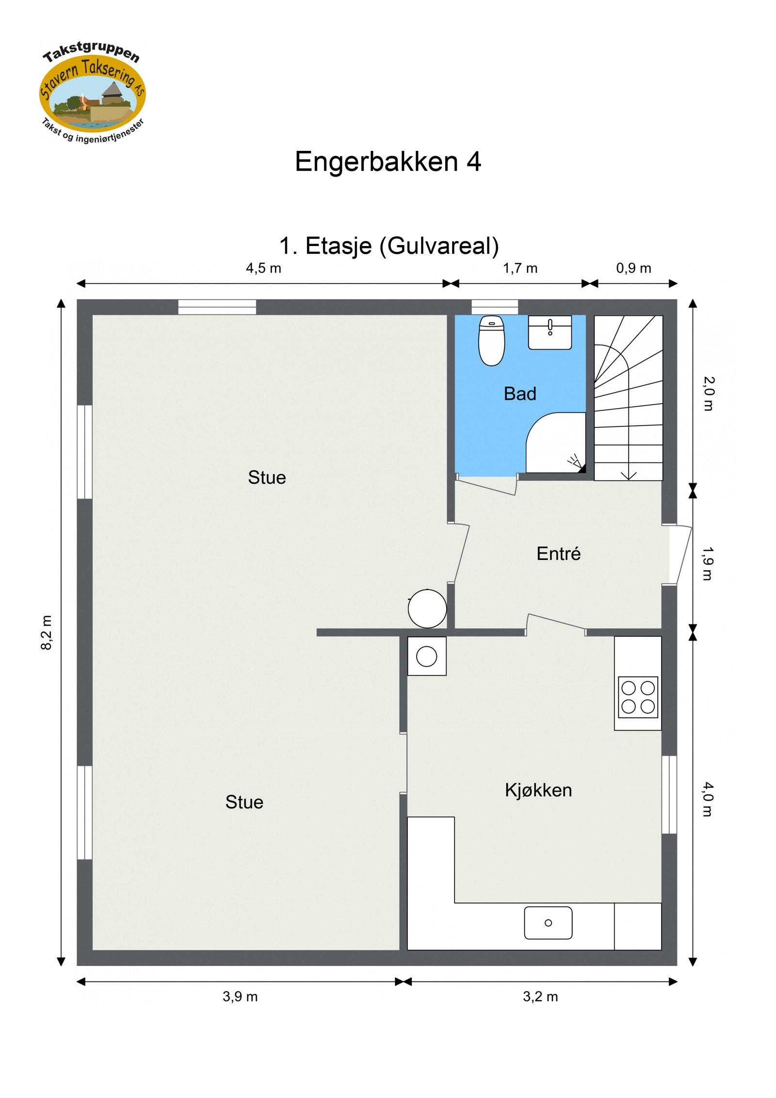 Plantegning - 1. Etasje Galleribilde