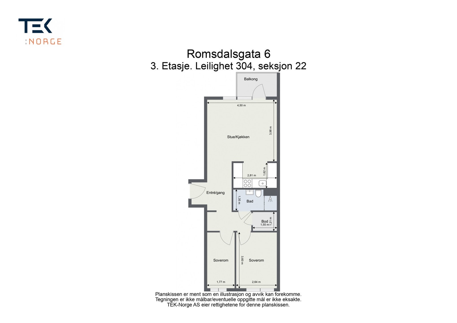 Plantegning Galleribilde