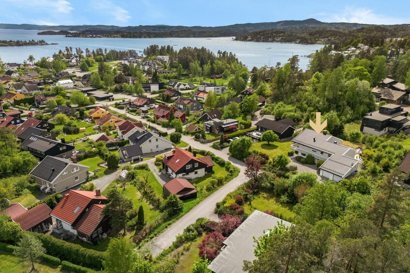 Dronebilde Galleribilde