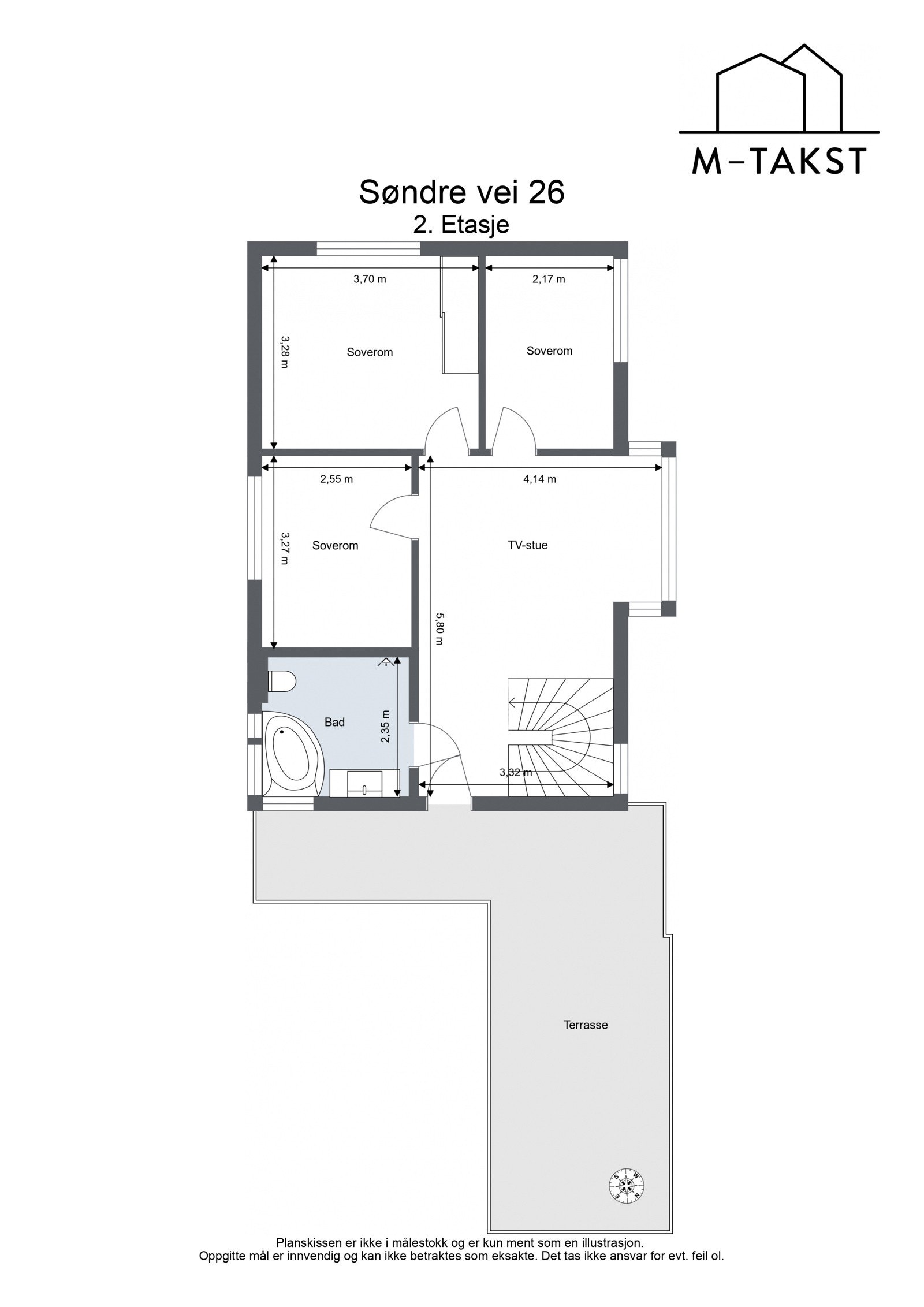 Plantegning 2. etg Galleribilde