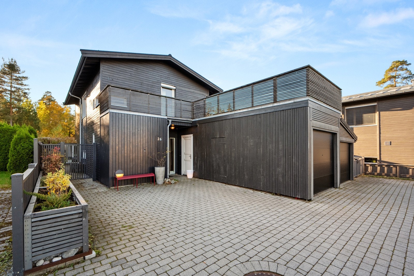 Her kan du også parkere i gårdsrommet Galleribilde