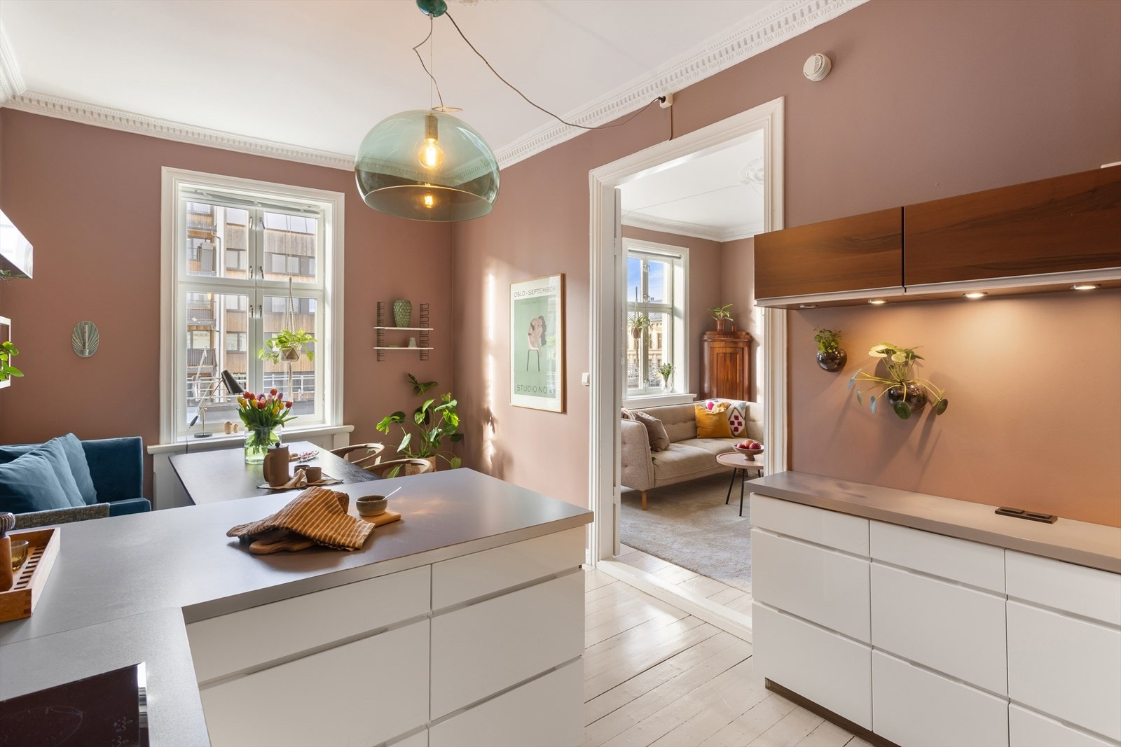 Varmtvann og internett er inkludert i fellesutgiftene. Galleribilde