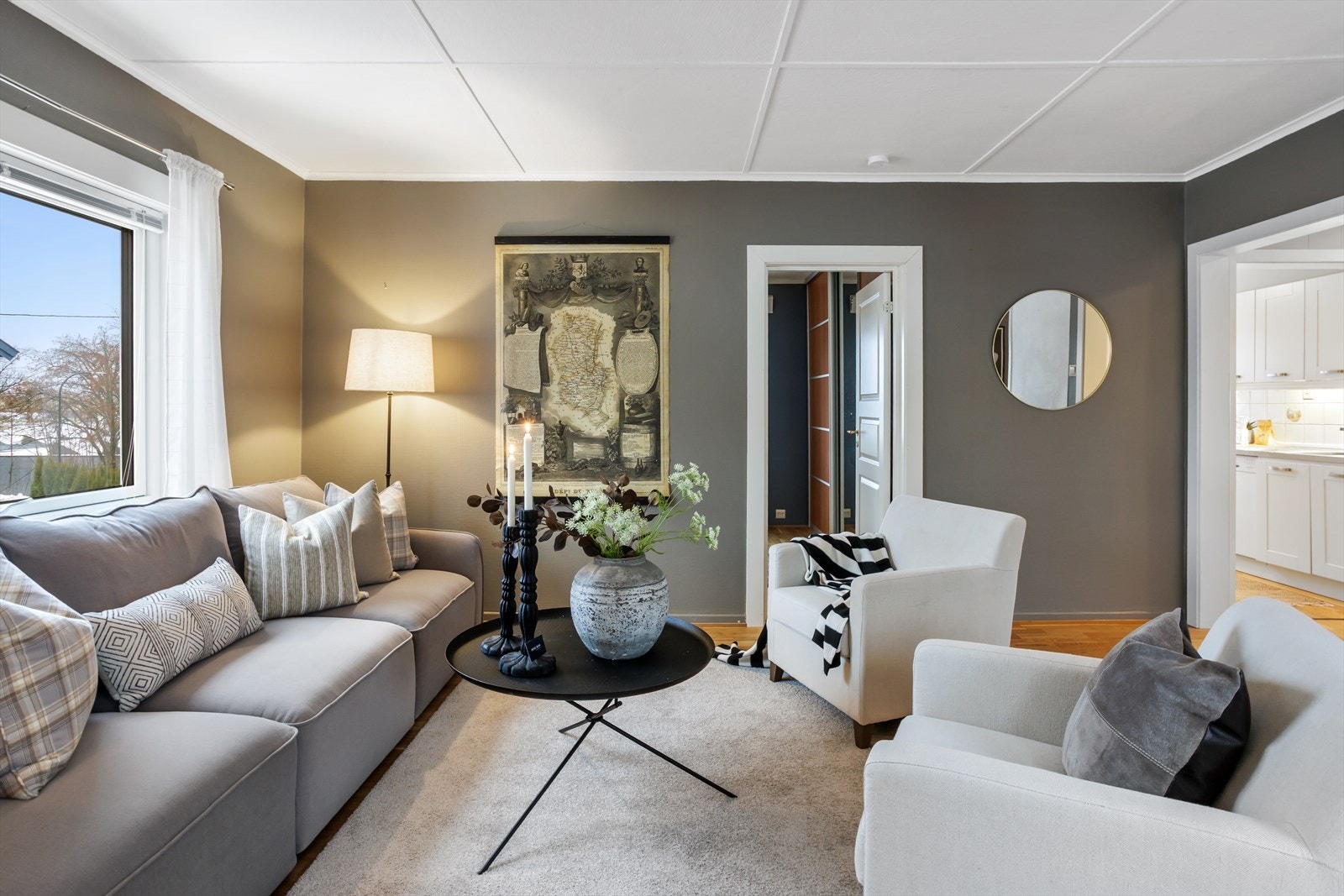 Innervegger i leiligheten er nymalt i 2018/19 Galleribilde