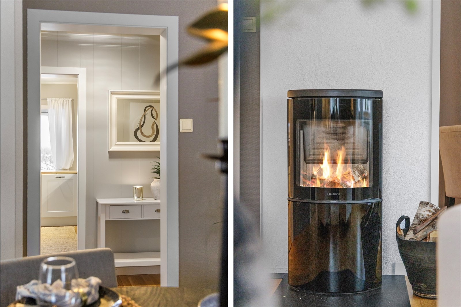 Denne gir god varme og ekstra kos på mørke vinterkvelder. Galleribilde