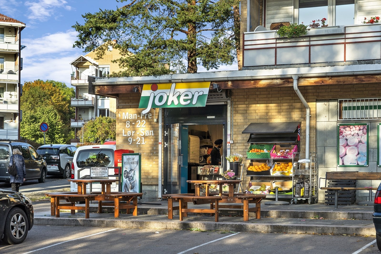 Joker, som også er søndagsåpen ligger 150 meter fra boligen Galleribilde