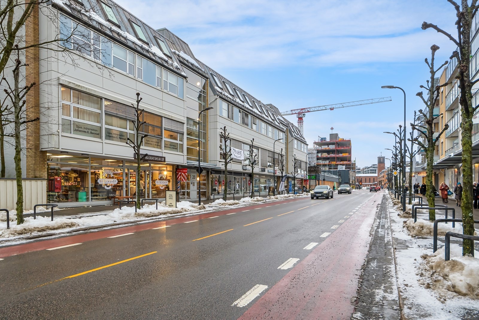 Adolph tidemands gate mot nord. Galleribilde