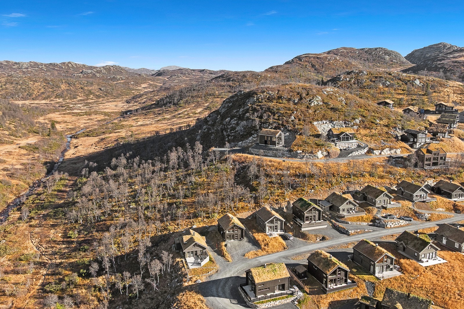 Her har du turmuligheter så lang øye kan se Galleribilde